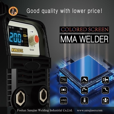 Soldadora de MMA250L LED IP21S Mini Inverter Over Heat Protection