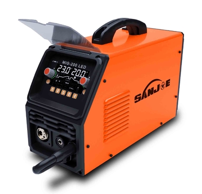 Soldadora IGBT 200A LED de gas con sistema de control de interacción multiproceso y buena soldadura