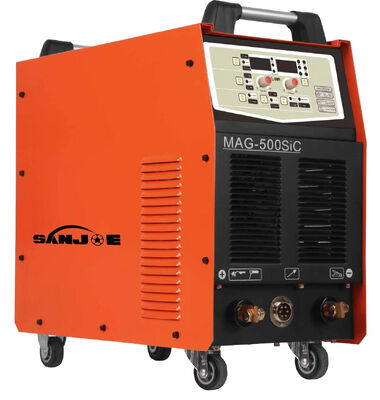 Soldadora MIG Industrial de 500A con Tecnología Inversora SiC y Capacidad de Soldadura con Fundente+Gas